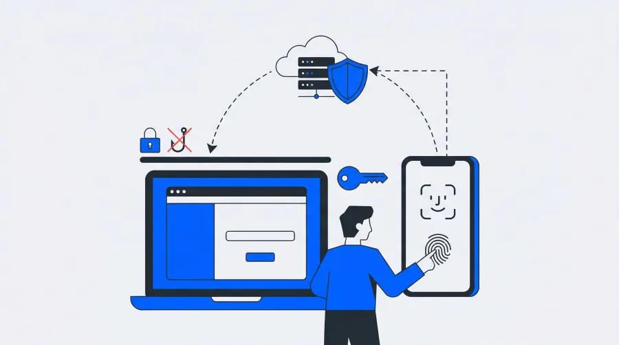 Passkeys: FIDO2 Biometrische Authentifizierung — Gerät, Cloud und Fingerabdruck