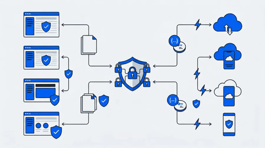 SSO-Authentifizierungsfluss: Service Provider, Identity Provider und Cloud-Dienste