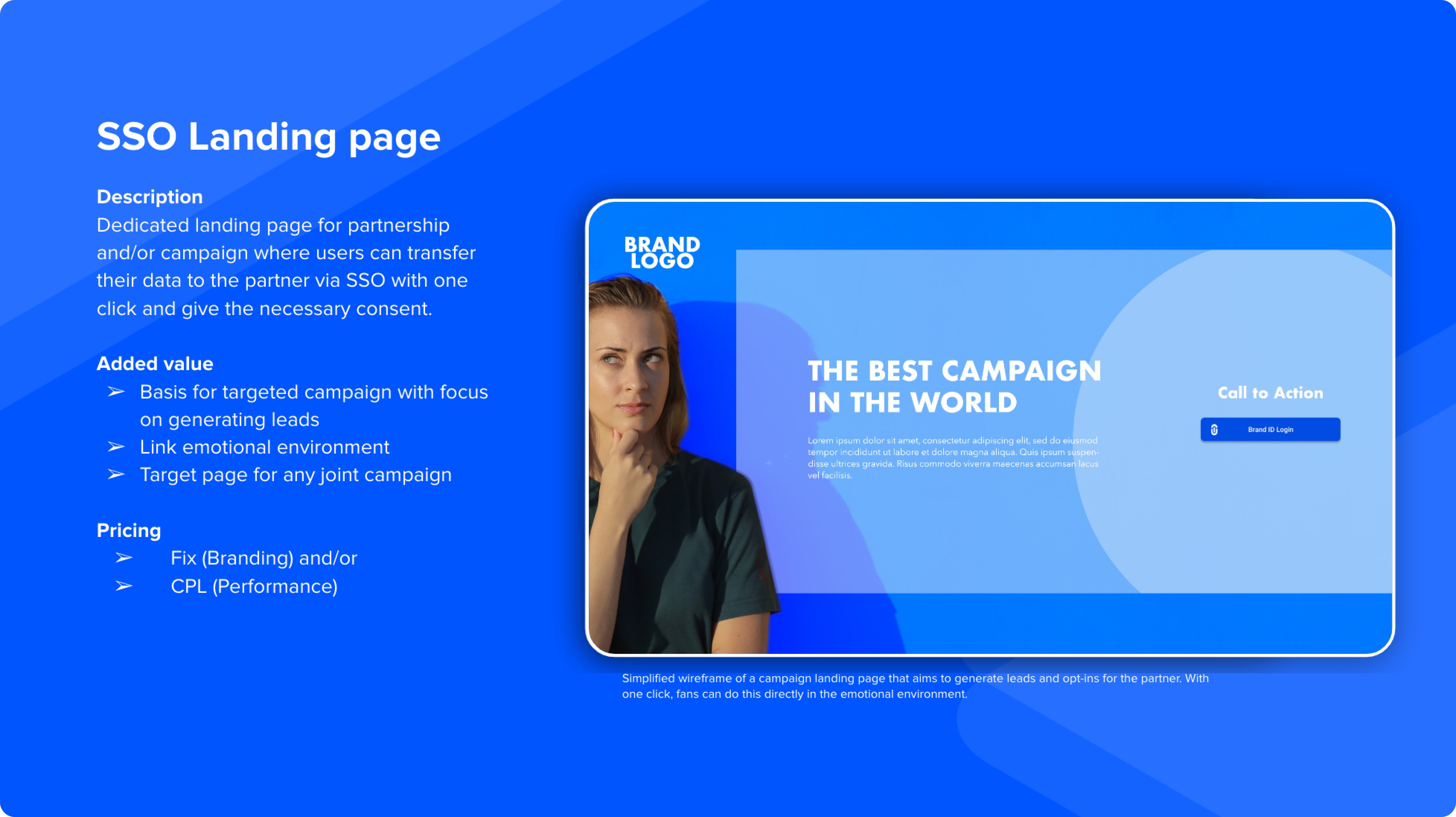 SSO Landing Page