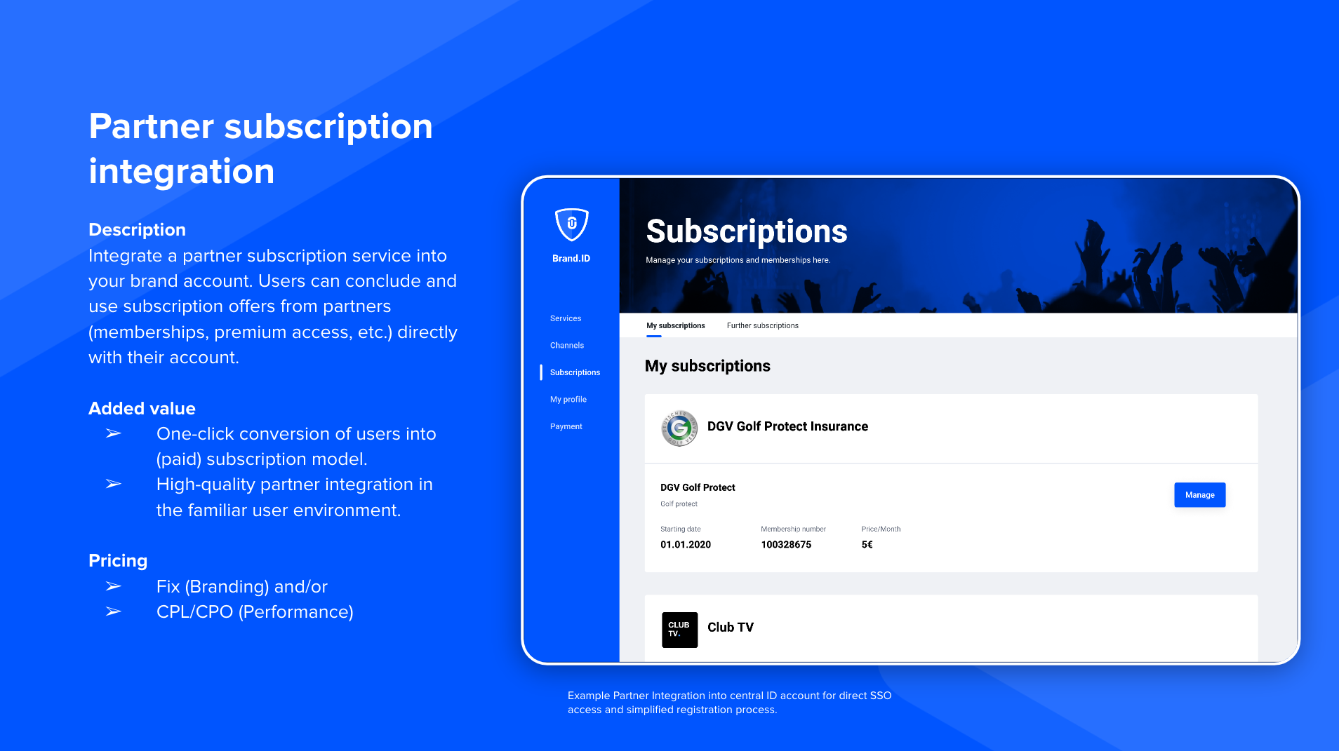 Partner Subscriptions